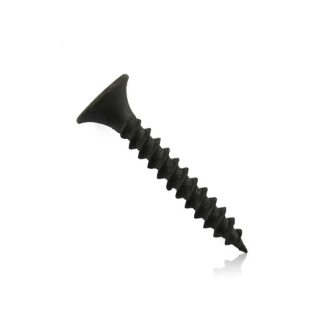 Haiyan black fine thread drywall screw manufacturer supply bugle head black gypsum board screw drywall screw
