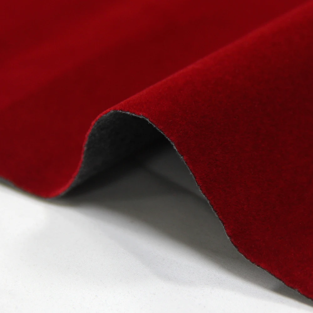 Support OEM Self Adhesive Spunlace Long Pile Knead Flocked Velvet Lining Fabric For Pendant Box