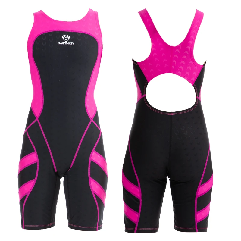 Quick customization summer kids girl Quick-drying Sport Training swimming Baby Sleeveless swimsuit sets swimwear for kids girl