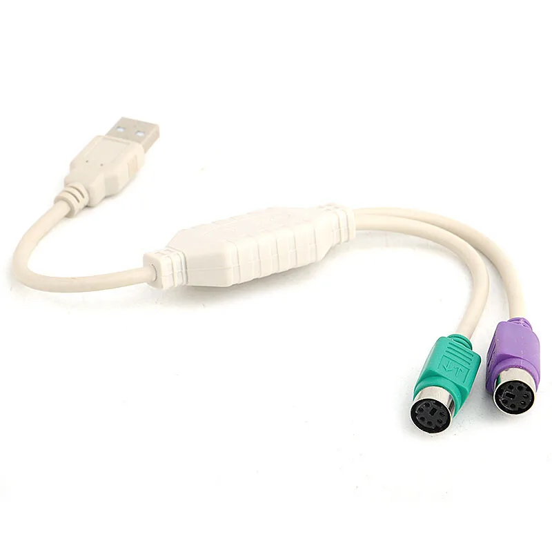 USB Male To PS/2 PS2 Female Converter Cable Cord Converter Adapter Keyboard Computer Accessories Keyboard Adapter