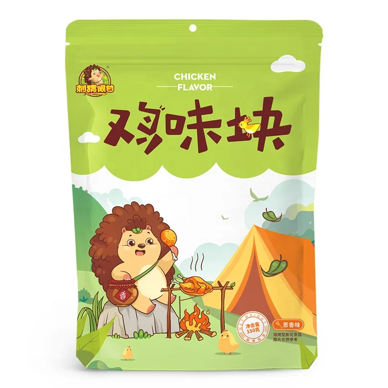 Amazon puffed snacks crispy and delicious chicken flavor 150g chip snacks chips Healthy snack