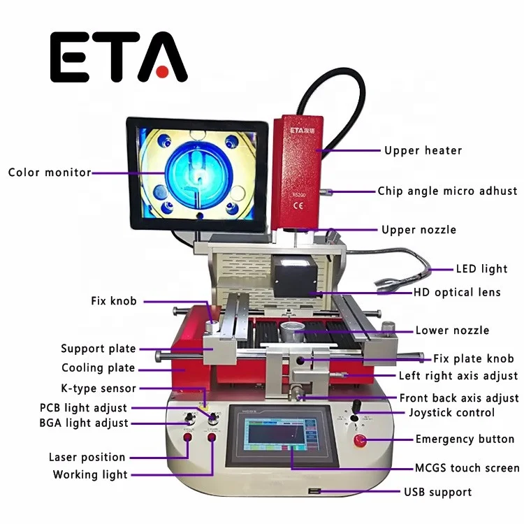 Large Capacity BGA Rework Station BGA Rework Station For Mobile Rework Soldering Station BGA  With Wide Compatibility