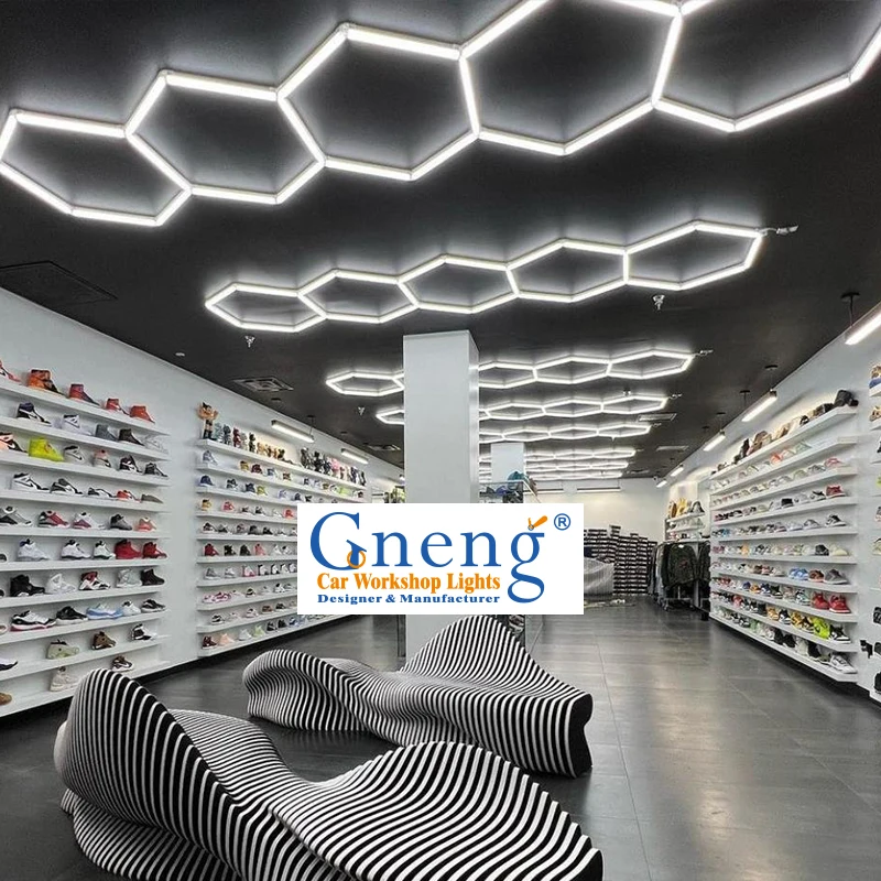 Wholesale Custom Made Honeycomb Led Light For Smoke Shop Supermarket Lights