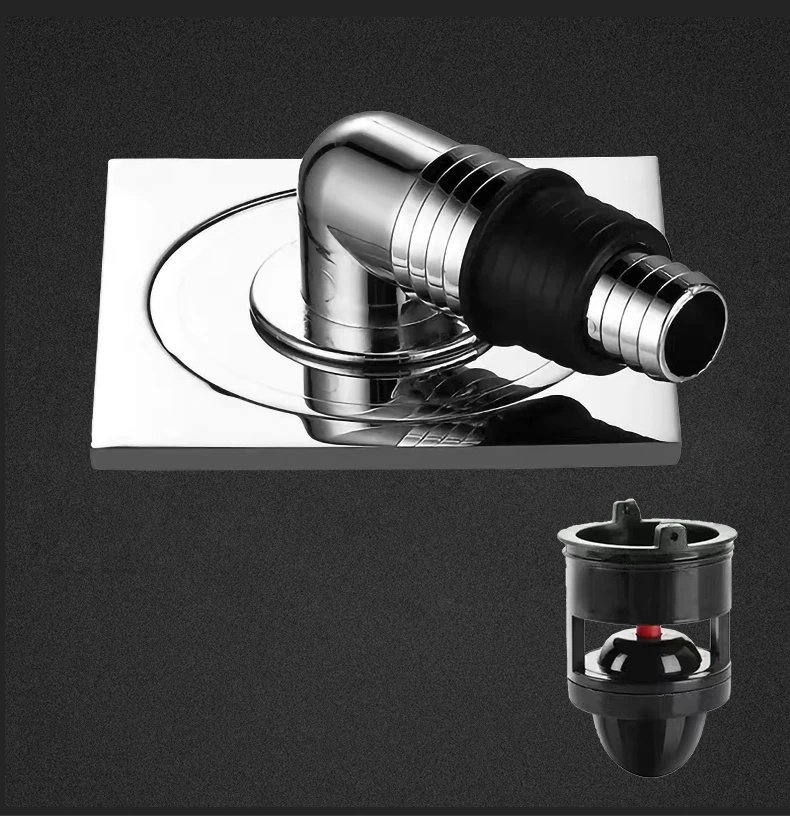 6 mm washing machine floor drain fully sealed to prevent overflow and return water magnetic levitation underground drain