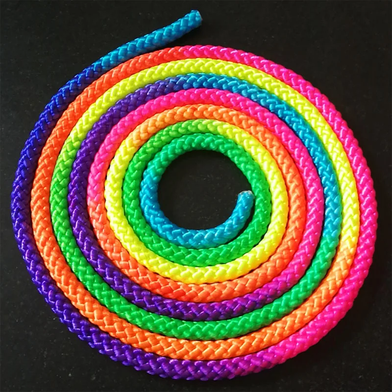 good quality colorful rhythmic gymnastic jump rope