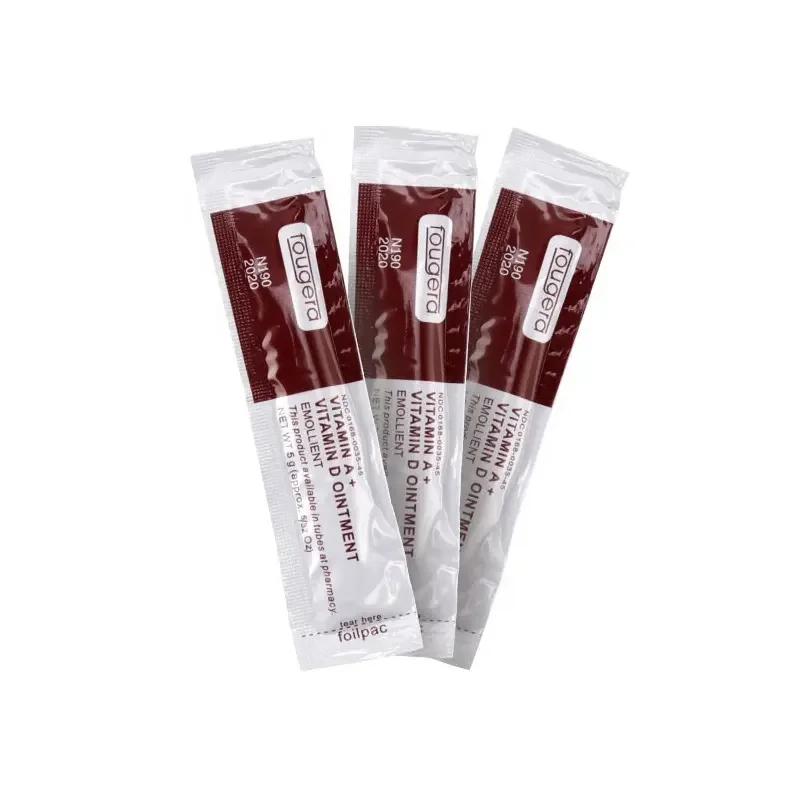 Microblading Manufacturers Wholesale 100pcs/Bag Vitamin a d Ointment Microblading Aftercare Cream Tattoo Ointment For Repairing