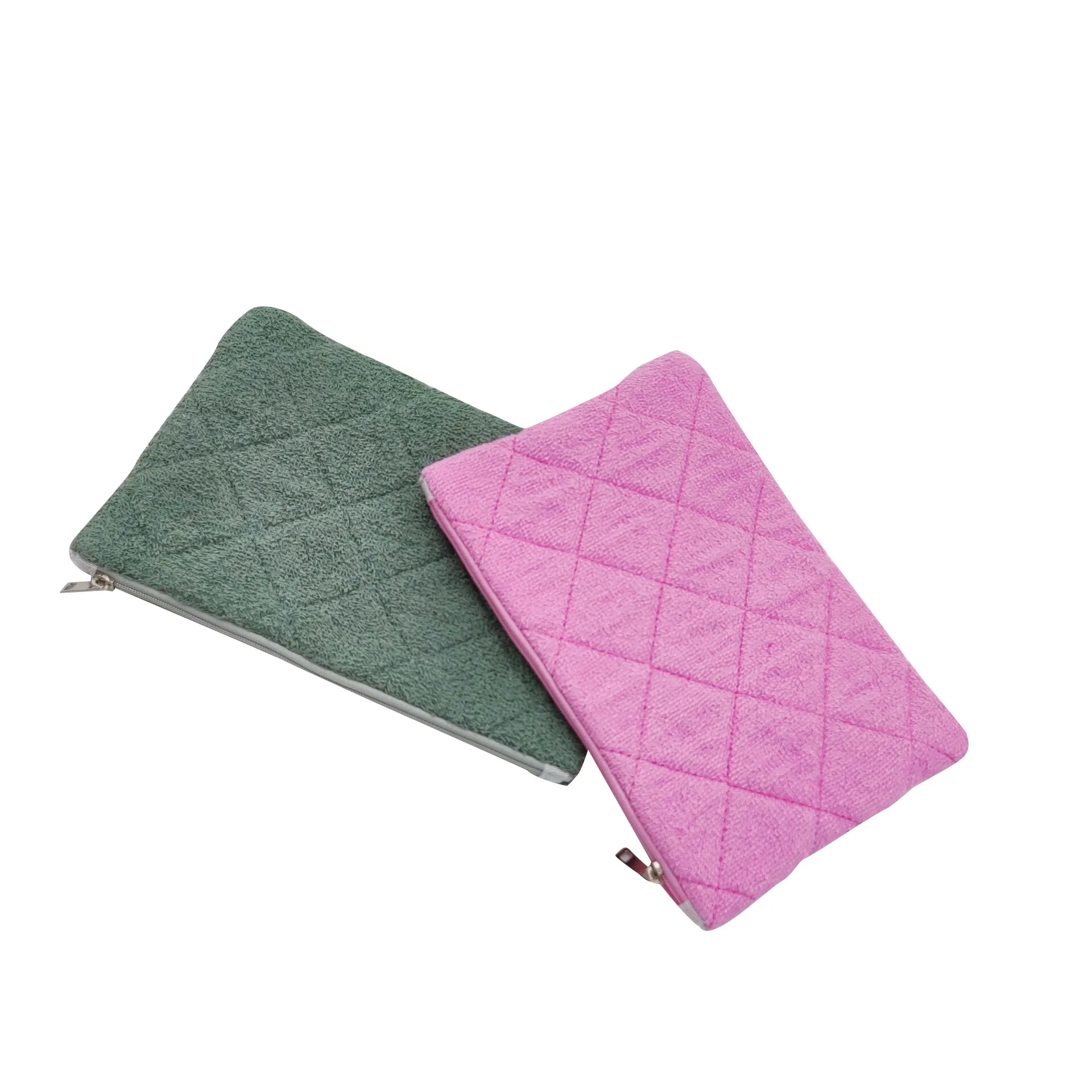 terrycloth toweling quilted cosmetics bag terry cloth towelling cosmetic bag makeup bag