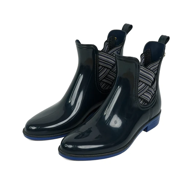 
Chelsea New Fashion PVC Comfortable Rain Boots for women ladies anti-slip wellies waterproof rain shoes 