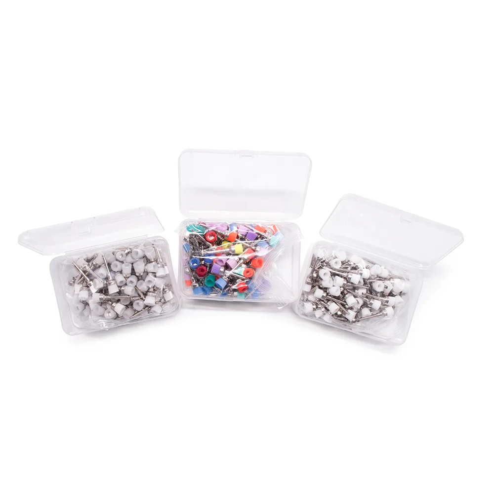 High quality colorful disposable dental nylon polish brushes