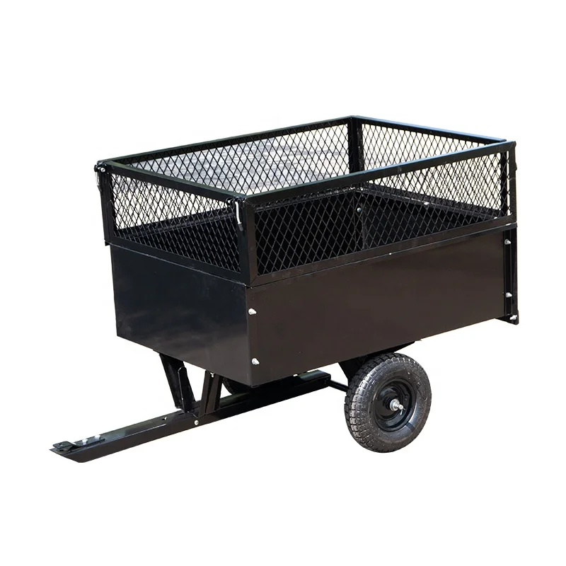 ATV quad trailer or garden lawn mower trailer