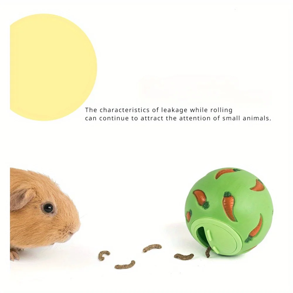 3pcs Pet rabbit leaky ball hamster Chinchilla guinea pig leaky toy can be adjusted switch