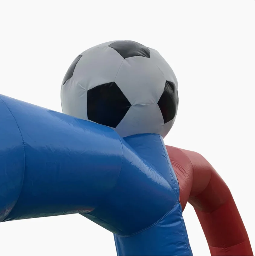 Inflatable Race Track for Soccer Ball Goal Game PVC Football Arena Adult Inflatable Race Track Obstacle