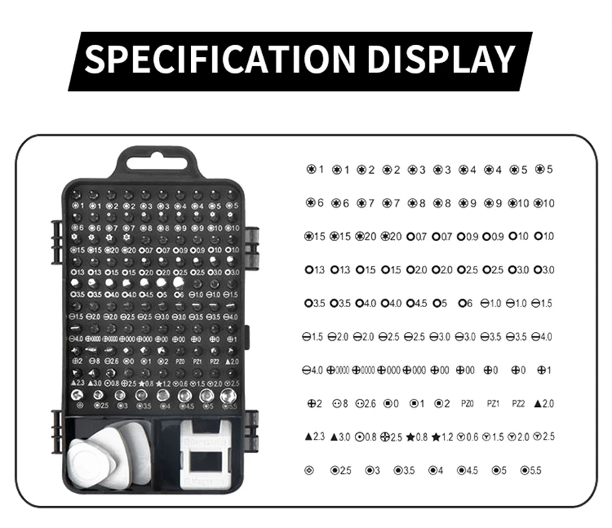 XITELI Laptop Computer Computer PC Mobile Phone Device DIY Repair Tool Kit 135 in 1 Professional Multi Bit Screwdriver Set