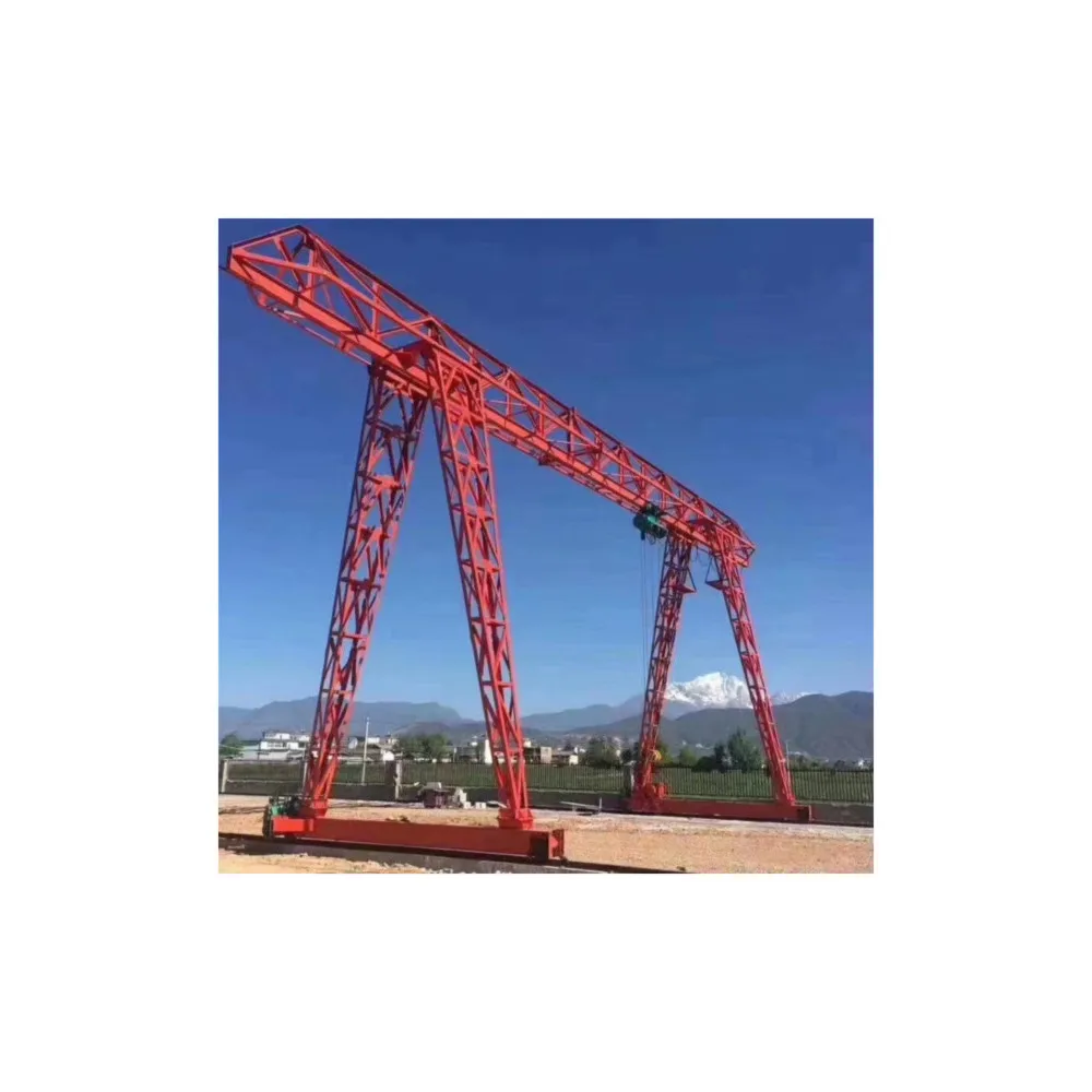 
Customized 10t 15t Mh Electric Single Beam Traveling Gantry Crane Truss Gantry Crane 