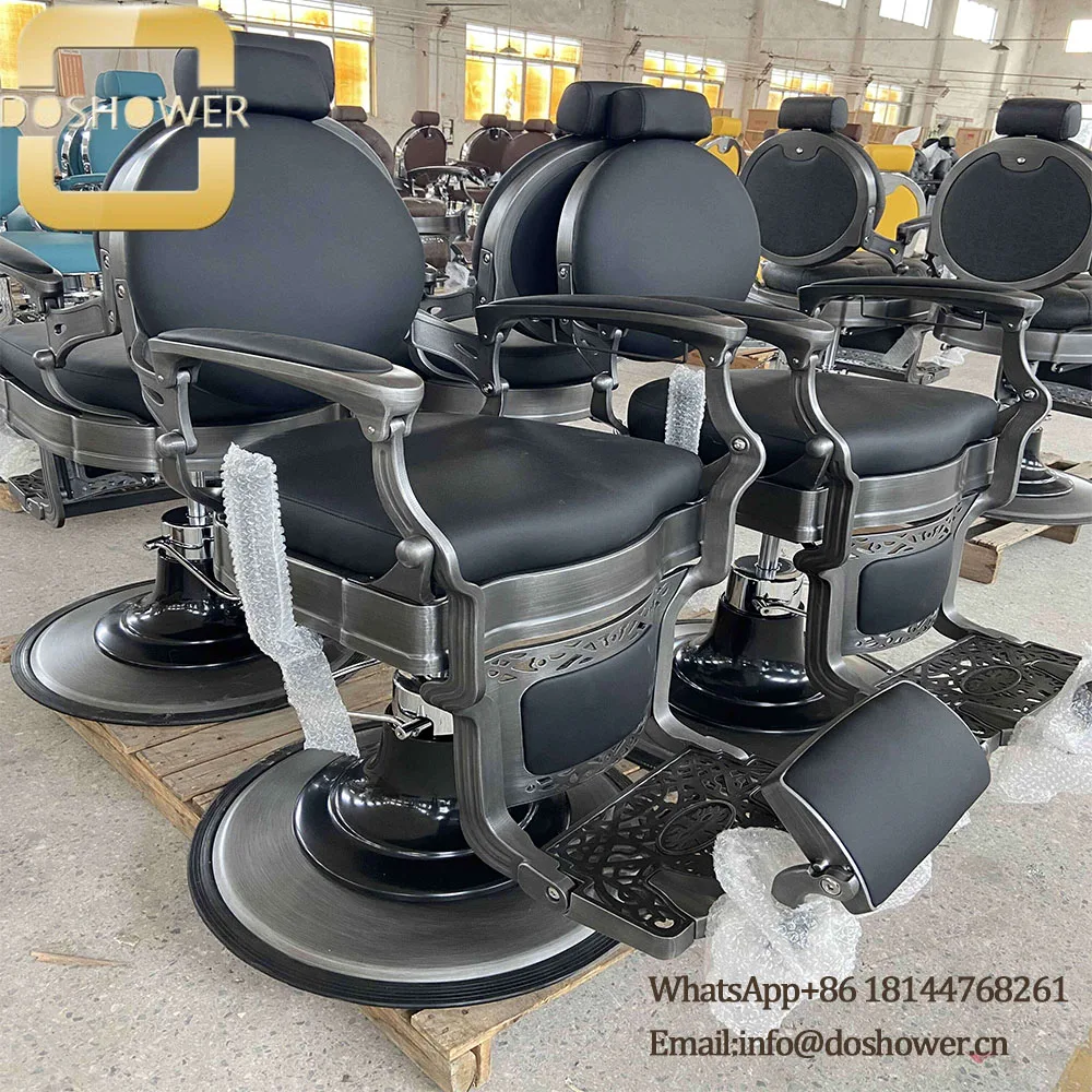 Wholesale salon hair barber chair factory for classic style hairdressing chair of vintage barber shop chair