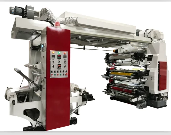 6 Color Plastic /Non Woven Fabric Bag  Making Flexo Printing Machine Price