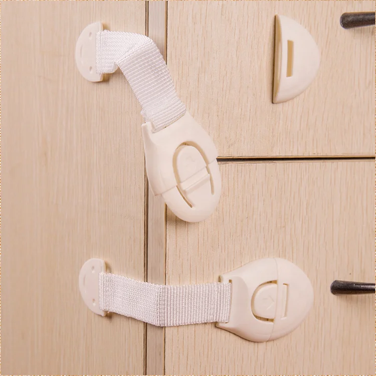 Детские защитные Товары для детей с регулируемым ремнем, замок для ящика, замок для безопасности ребенка, дверной рычаг