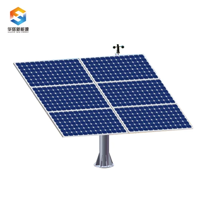 2KW HYS-6PV-66-LSD solar 2 axis gps sun with dual axis solar tracker solar sun tracking bracket solar tracking of price
