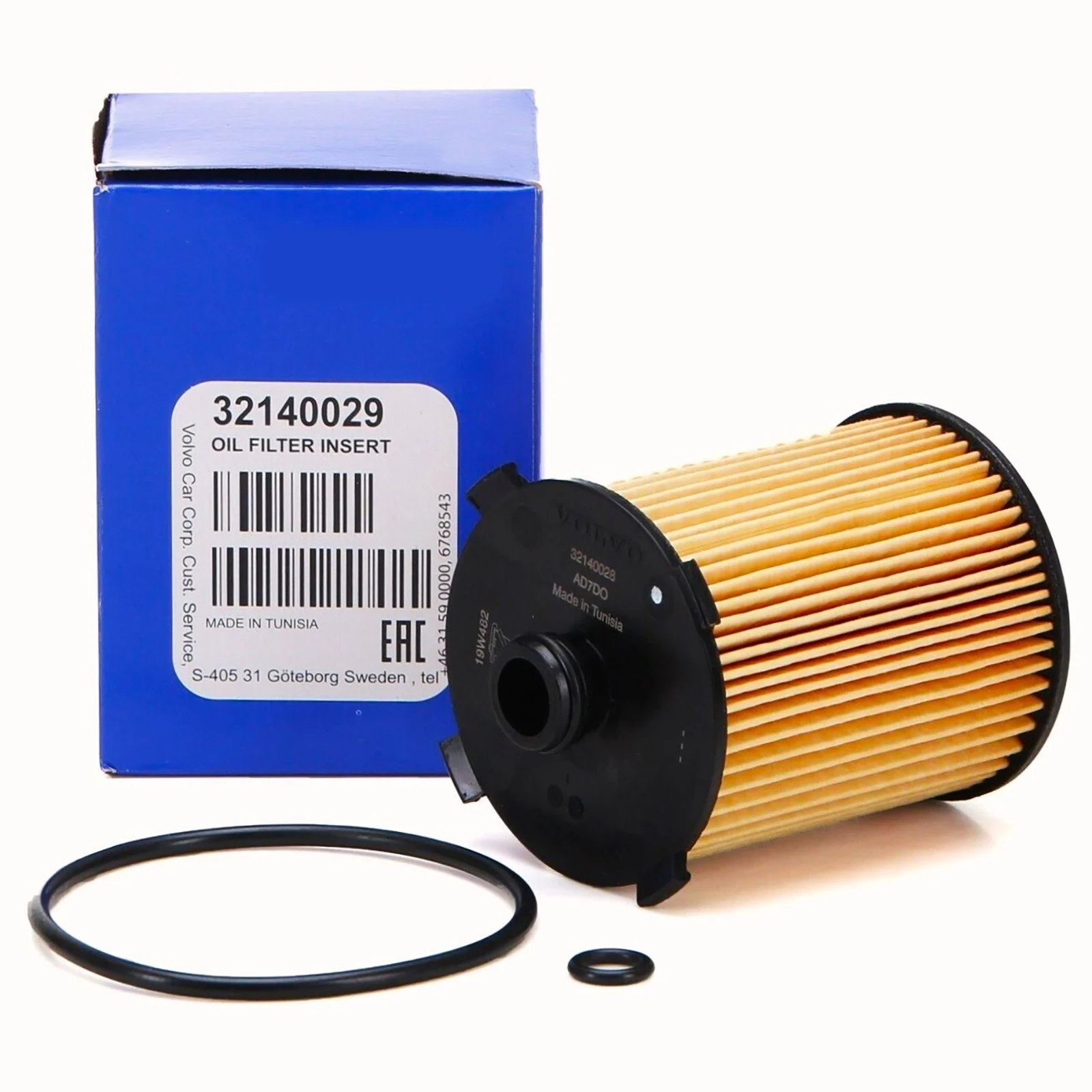 Оригинальный для Volvo 32140029-124932 масляный фильтр элемент детали двигателя комплект S60 S80 V60 XC60 XC70 XC40 XC90 V90