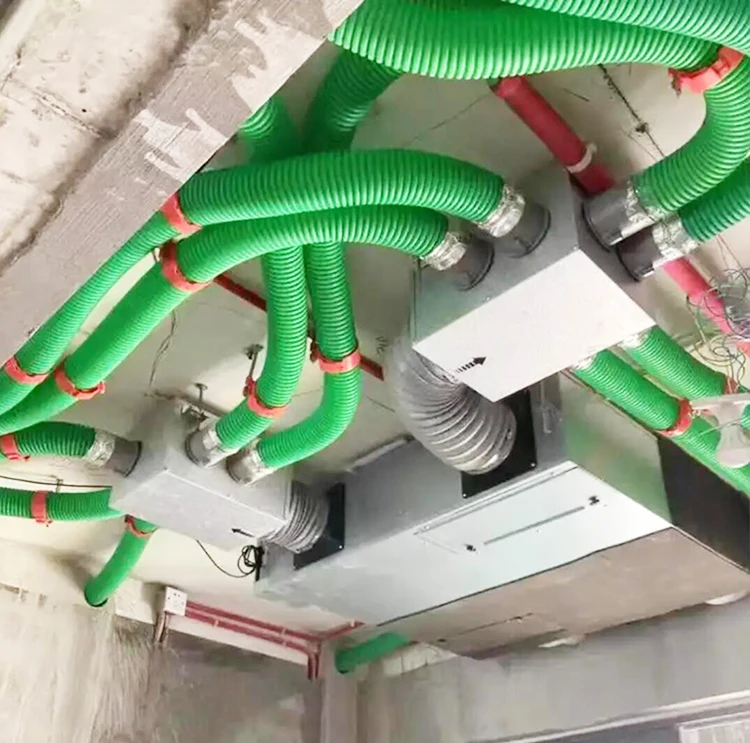 Large-diameter plastic threading corrugate tube PE/PP/PA nylon flame-retardant hose cable wire protection tube