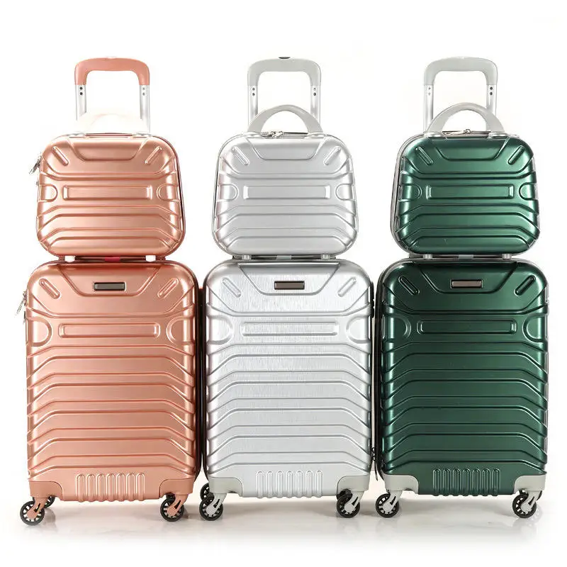 Direct sales fashion modern design lightweight travel small suitcase custom carryon boarding cabin luggage set