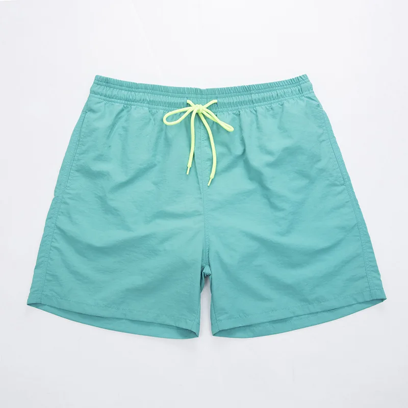 Hot-Sale Miami Hawaii Swimtrunks Custom Design Sublimation Patch Work Beach Wear Surfing Gear Boardshorts