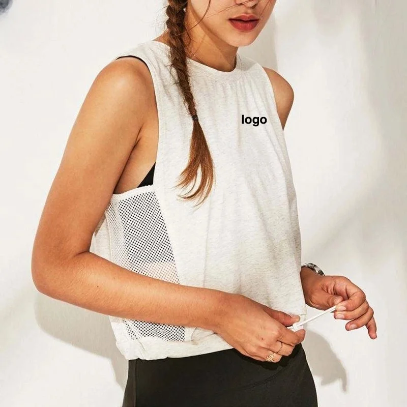 Custom Logo Womens Twist Yoga Crop Top Double Layered Built-In Support Removable Pads Shirts V Neck Long Sleeve Tops for Women