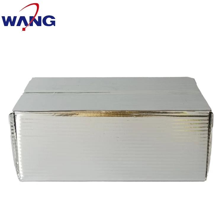 Waterproof and moisture-proof double-sided aluminum coated insulated carton Aquatic products packaging express box