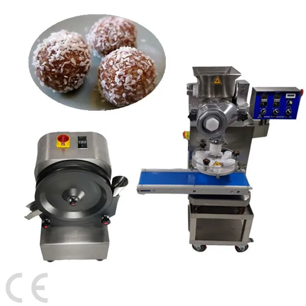 No bake small energy bites brownie butter chocolate coconut ball making machine