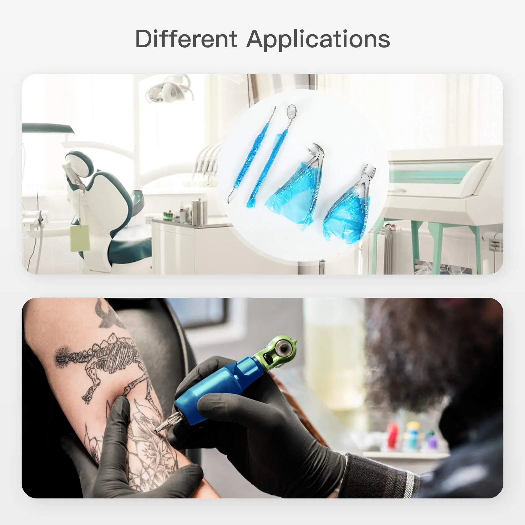 YOUCAN  Disposable Dental Barrier Sheets With Edge Dispenser Box