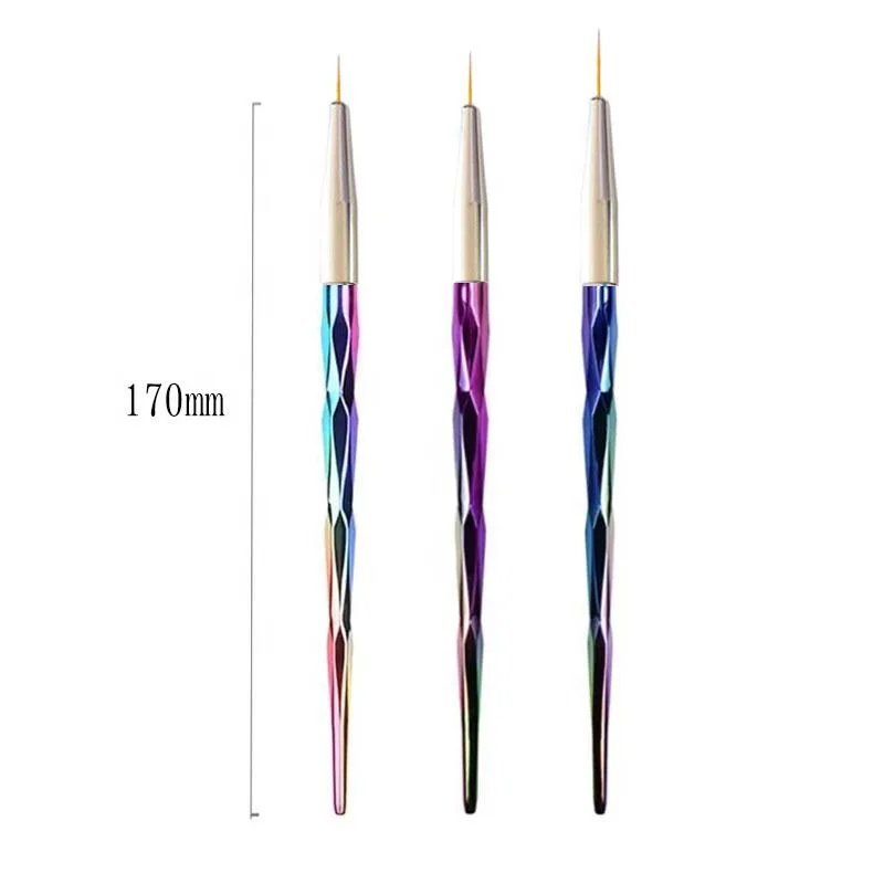 3/4/ 5 PCS Nail art brushes liner brush pen Drawing Carving Painting set liner Gradient UV Gel Polish Brushes For Manicure Tools