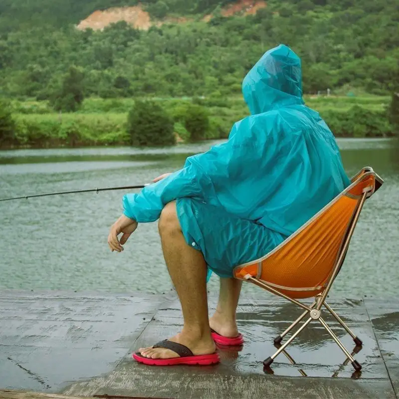 Multifunction Poncho Raincoat Mountaineering Coated Silicon poncho for outdoor Hiking Fishing Outdoor Nylon