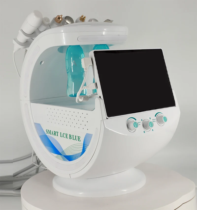 2022 New Arrivals Smart Ice Blue 7 In 1 Hydra Dermabrasion  Machine Aqua Peel Skin Care System Beauty Device