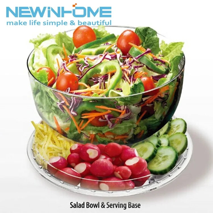 Amazon hot selling Acrylic Multifunctional Cake Stand With Dome lid cover  Multi-Functional Serving Platter and Cake Plate