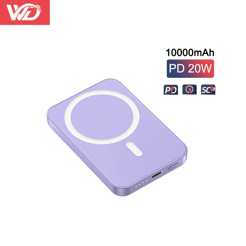 Factory Powerbank 10000 mAh magnetic portable cable charger and cable Max Power Bank 10000mah batteries external