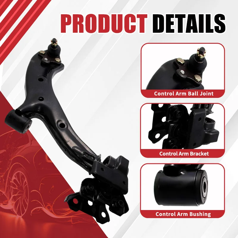 GDST ODM Service OEM 1064001111 Auto Suspension Systems Front Axle Right Lower Steel Control Arms for Geely Emgrand EC8