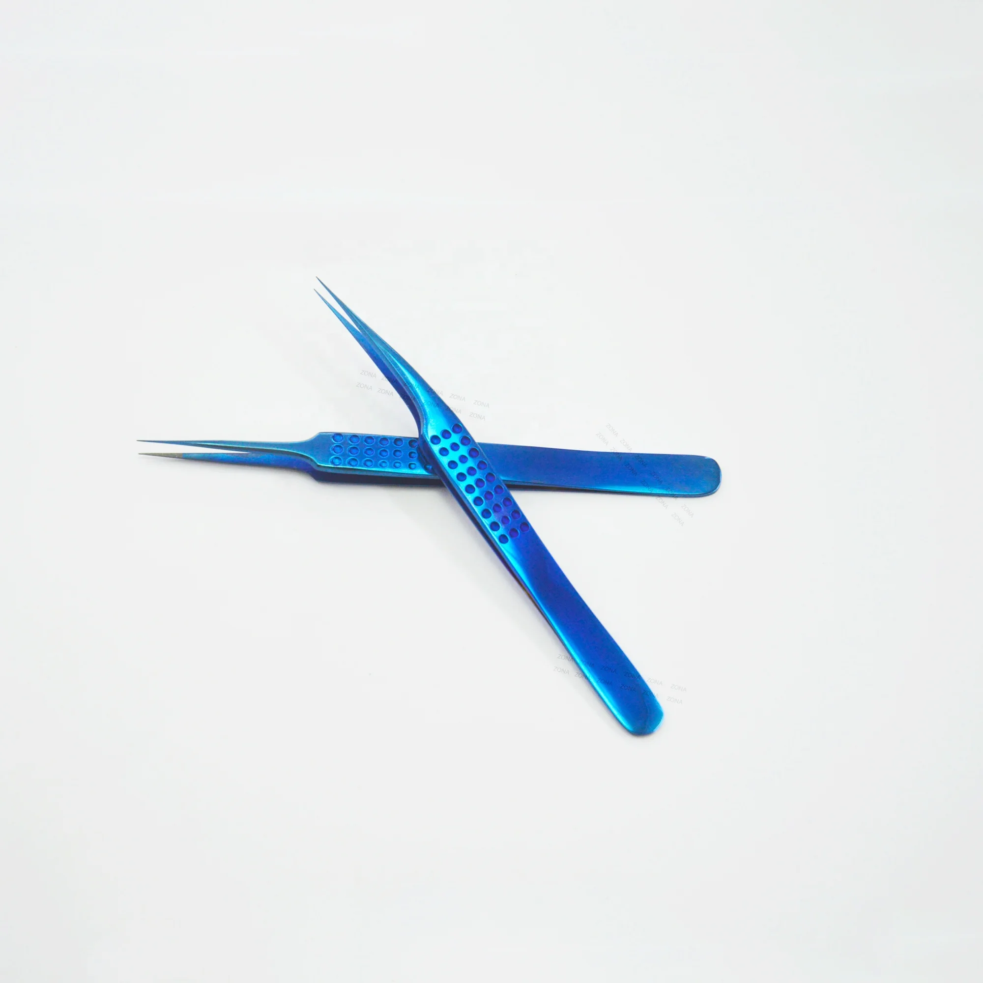 Soft Grip Angled Tweezers Premium Lash Tweezers High Quality Private Label Lash Tweezers For Volume Pick-up