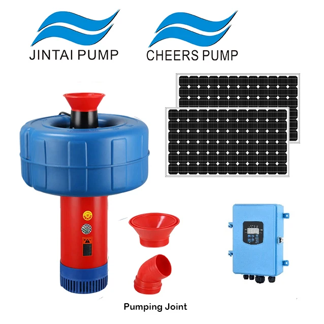 Cheers high quality solar powered aeration water pump for fish pond, aquarium,river, gardening