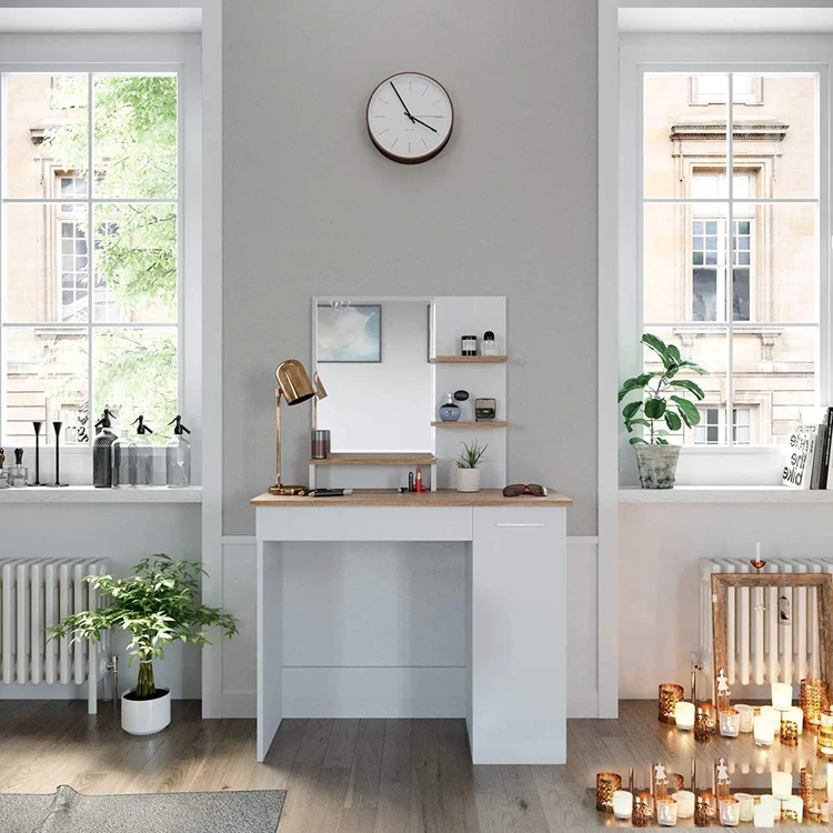 Modern Bedroom Furniture  Dressing Table Vanity Table Makeup Tables  with Mirror