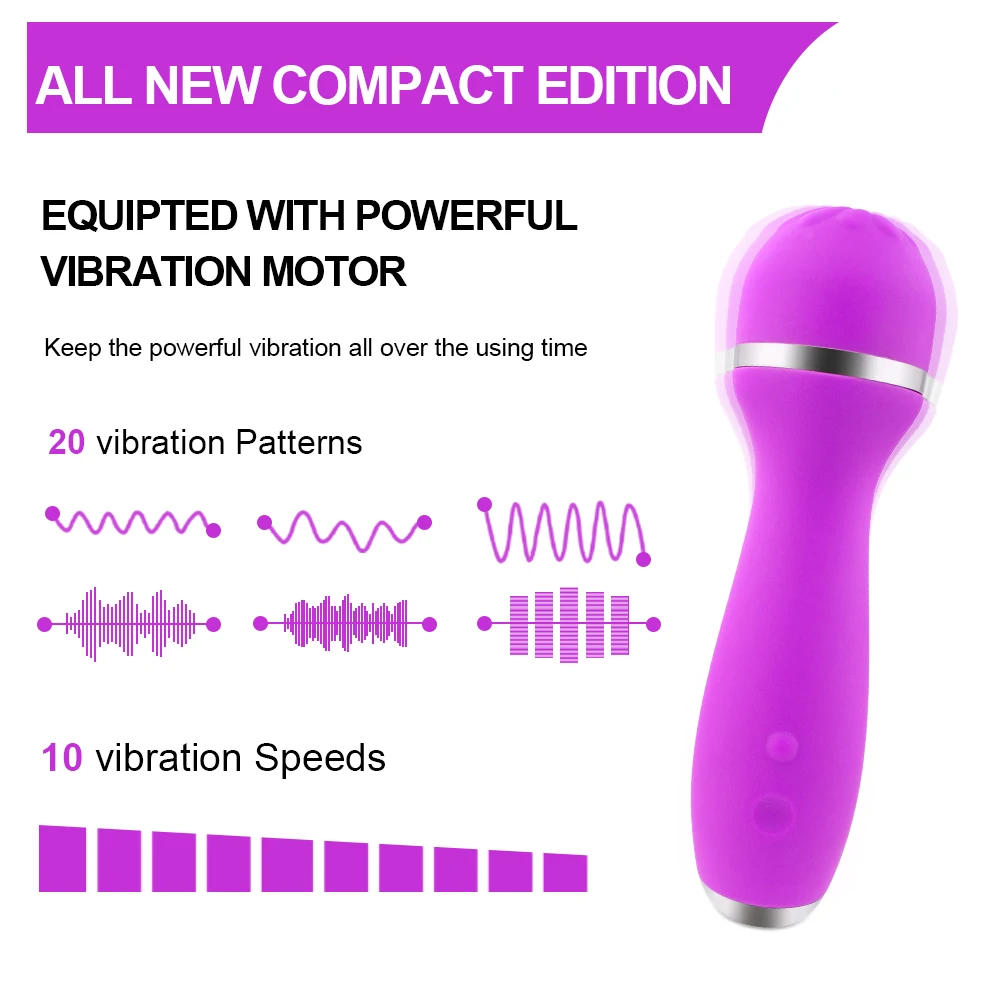 Fashion Adult Products Waterproof Vibrator Av Wand Handheld Powerful Massager Dildo Vibrator Sex Toys For Women Adult 18