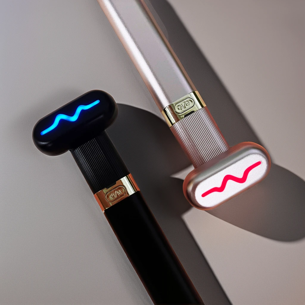 LED Red Light Therapy Heat Eye Massage Stick Skin Care Wand Vibration Handheld Smart Eye Massager Pen