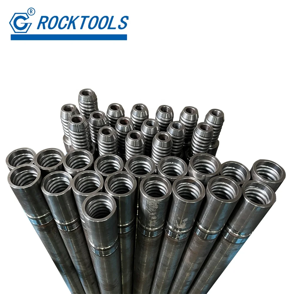 Factory Direct Sale ST68 Thread Long Hole Rock Blasting Drill Pipe Steel Rod for Tube Drilling