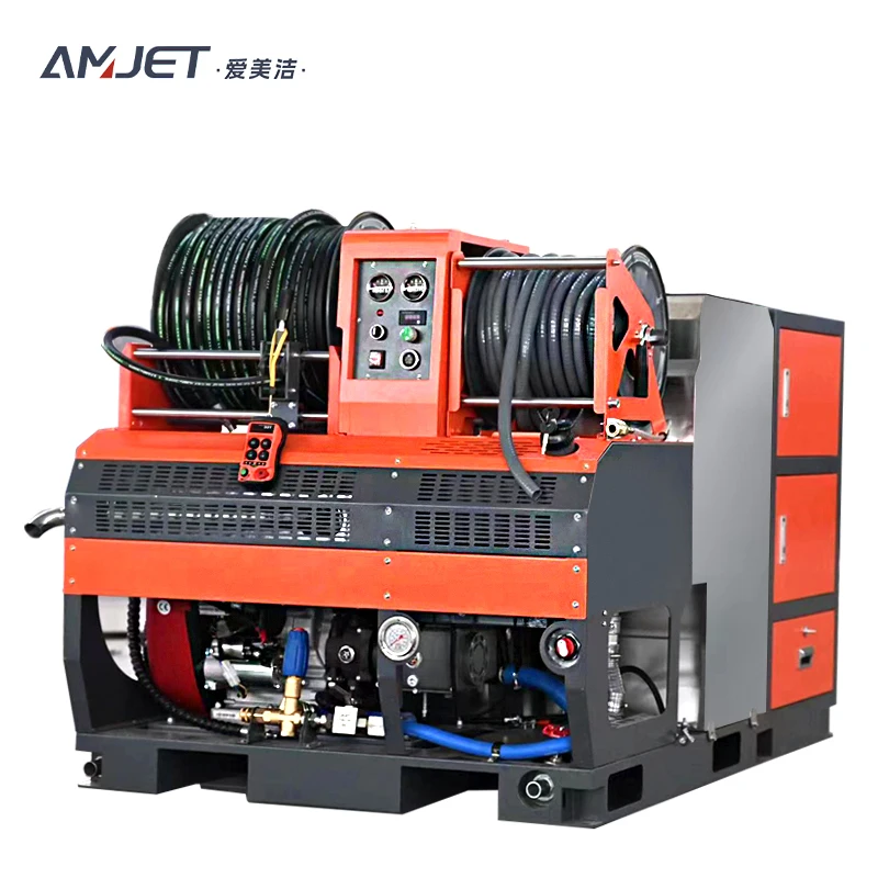 AMJET Manufactures High-quality New Product High-pressure Pipeline Dredging Machine Sewer
