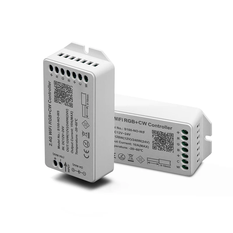 Прямая продажа технология управления PWM универсальный 433 м RF 2 4 г WIFI RGB CW TUYA светодиодный контроллер