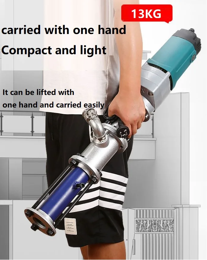 Small steel gun real stone paint spraying machine all-in-one external wall fireproof waterproof paint putty new spraying machine