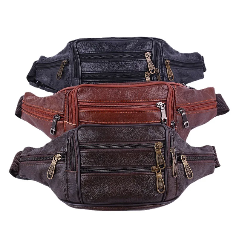 Wholesale Cheap Price Custom Logo Fashion PU Leather Unisex Fanny Pack Women Sports Chest Waist Bag