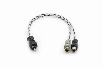 1 Male to 2 Female Plug Audio Cable For Car Kit Amplifier Sound Y Splitter Audio Adapter RCA Cable