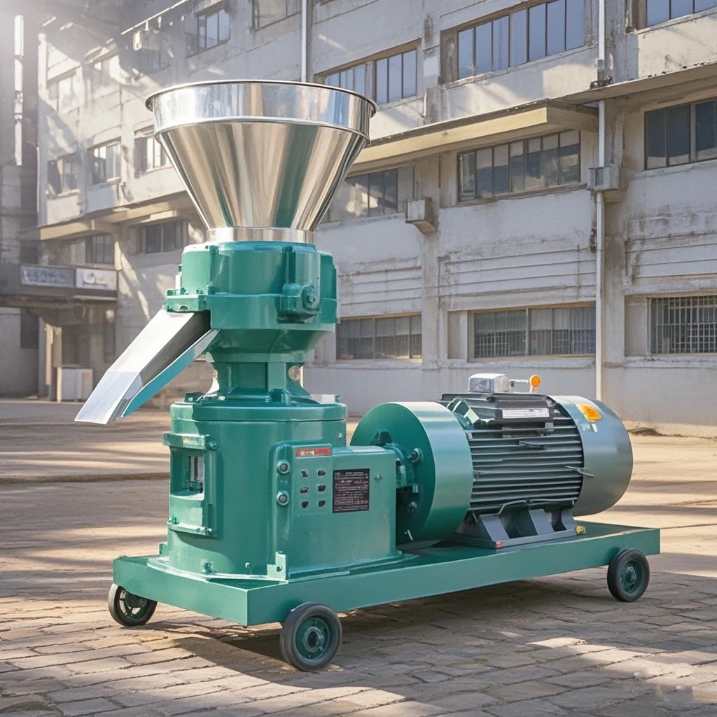Junzheng Poultry Animal Chicken Duck Cattle Goose  Feed Processing Machinery Feed Pellet Making Machine For Small Farms