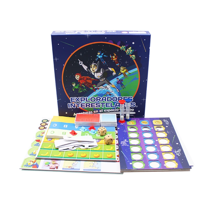 High quality OEM Customized large Miniature Puzzle Educational  Cardboard Paper Boardgame