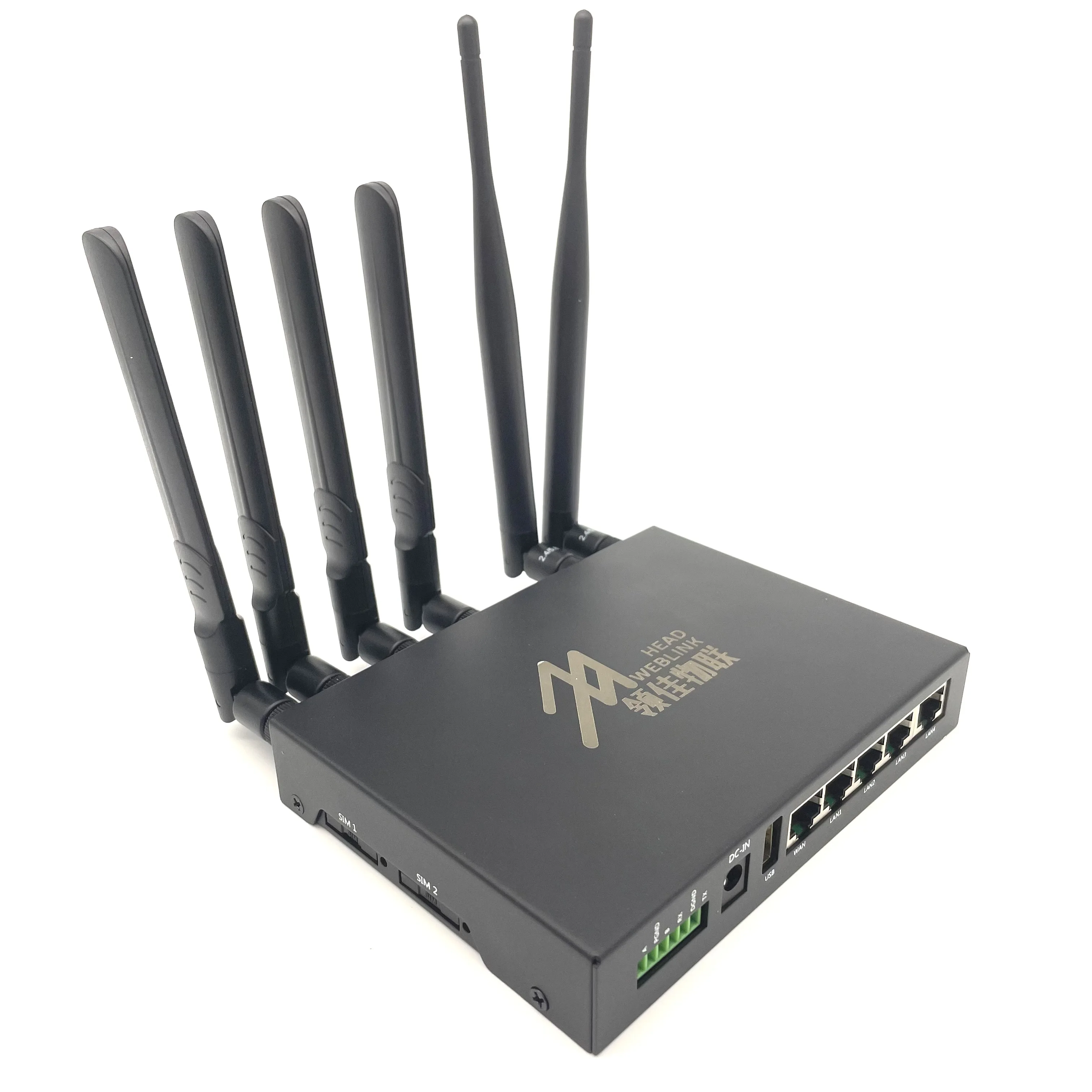 Высокоскоростной промышленный модемный маршрутизатор Openwrt 4G LTE со слотом для двух SIM-карт